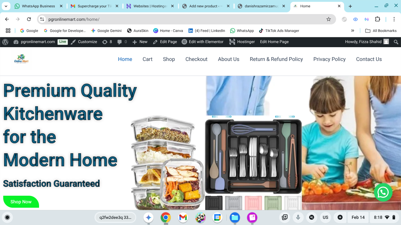 E-commerce (Custom Online Store)